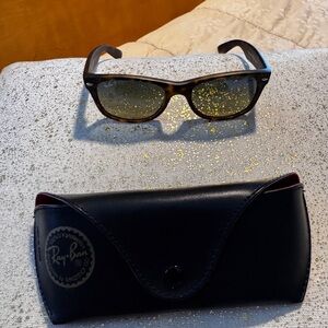 Ray-Ban Brown Sunglasses with Black Case